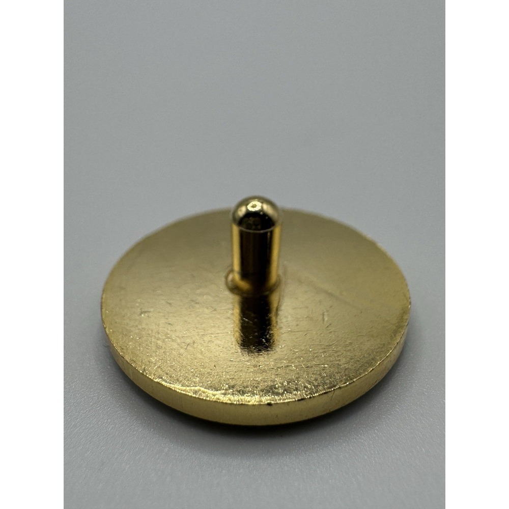 Masters Golf Tournament Shirt Stud Set Enamel Logo Gold Tone Button Studs Case - Picture 3 of 3